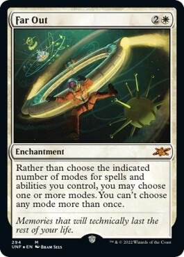 Far Out Galaxy Foil 294/244 (Unfinity)  - Foil | Good Games Modbury