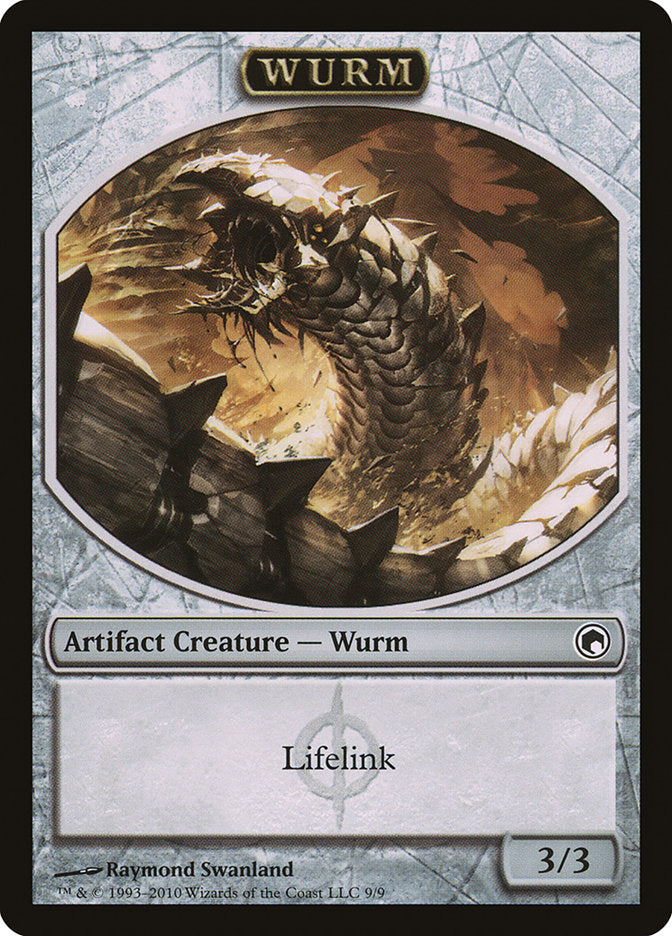 Wurm Token (9/9) [Scars of Mirrodin Tokens] | Good Games Modbury