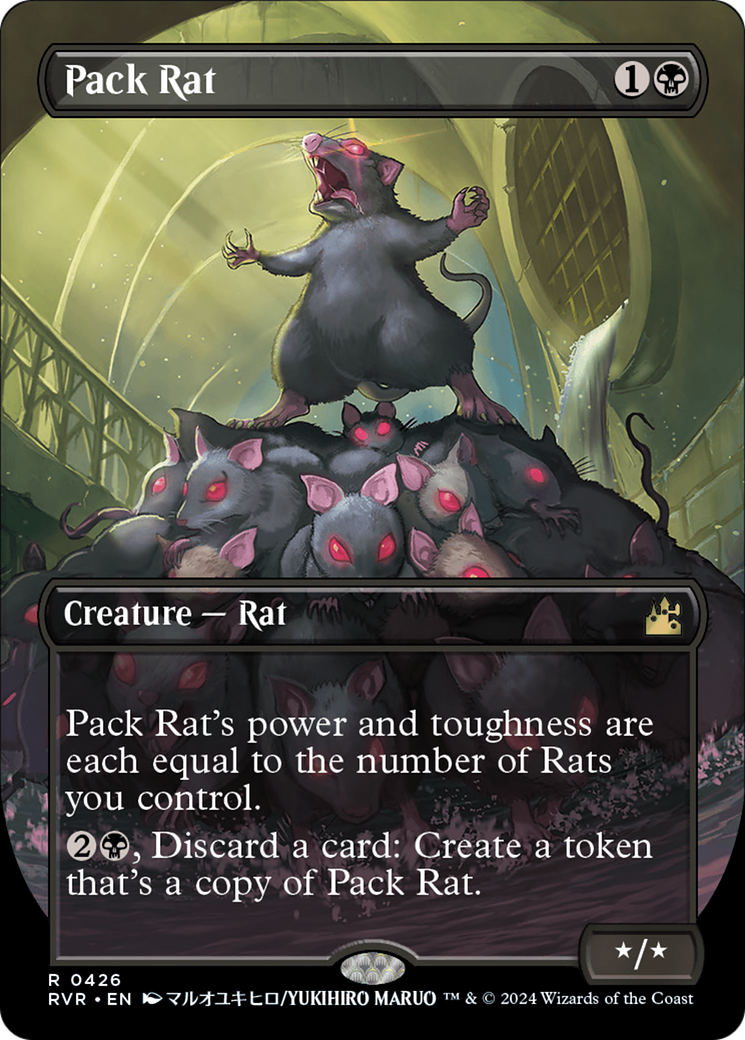 Pack Rat (Anime Borderless) [Ravnica Remastered] | Good Games Modbury