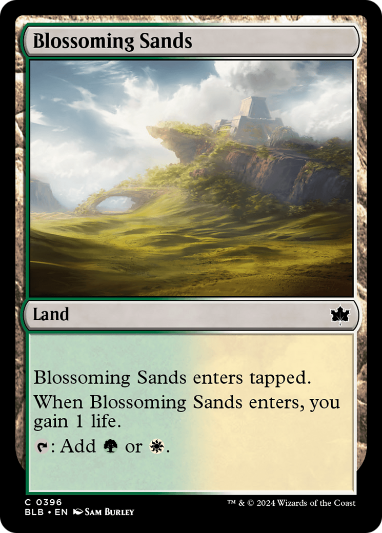 Blossoming Sands [Bloomburrow] | Good Games Modbury
