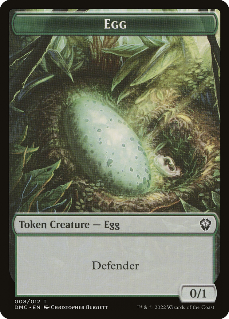 Treasure // Egg Double-Sided Token [Secret Lair Drop Series] | Good Games Modbury