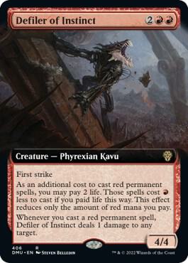 Defiler of Instinct Extended Art 406/281 (Dominaria United)  - Foil | Good Games Modbury