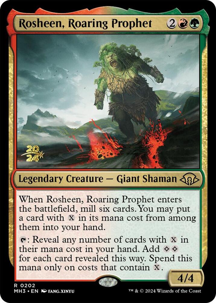 Rosheen Roaring Prophet 202s/90 (Prerelease Cards)  - Foil | Good Games Modbury