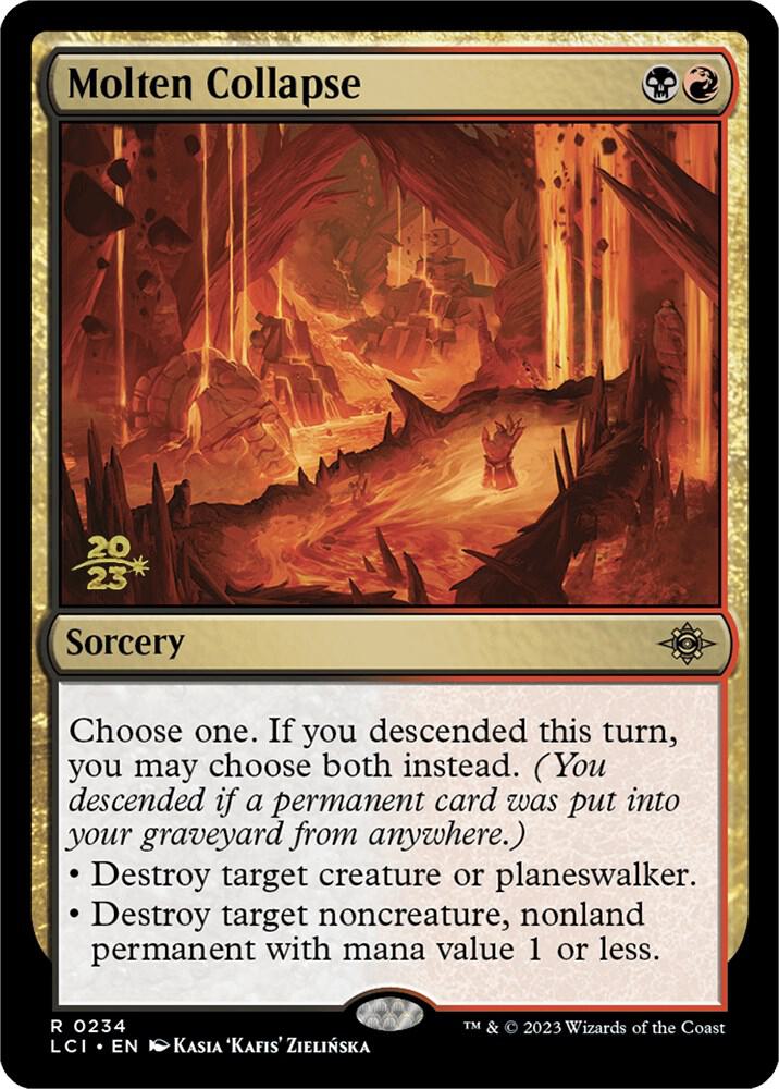 Molten Collapse 234s/138 (Prerelease Cards)  - Foil | Good Games Modbury