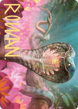 Lotus Cobra Art Card Gold Stamped Signature 71 (Art Series: Zendikar Rising)  | Good Games Modbury
