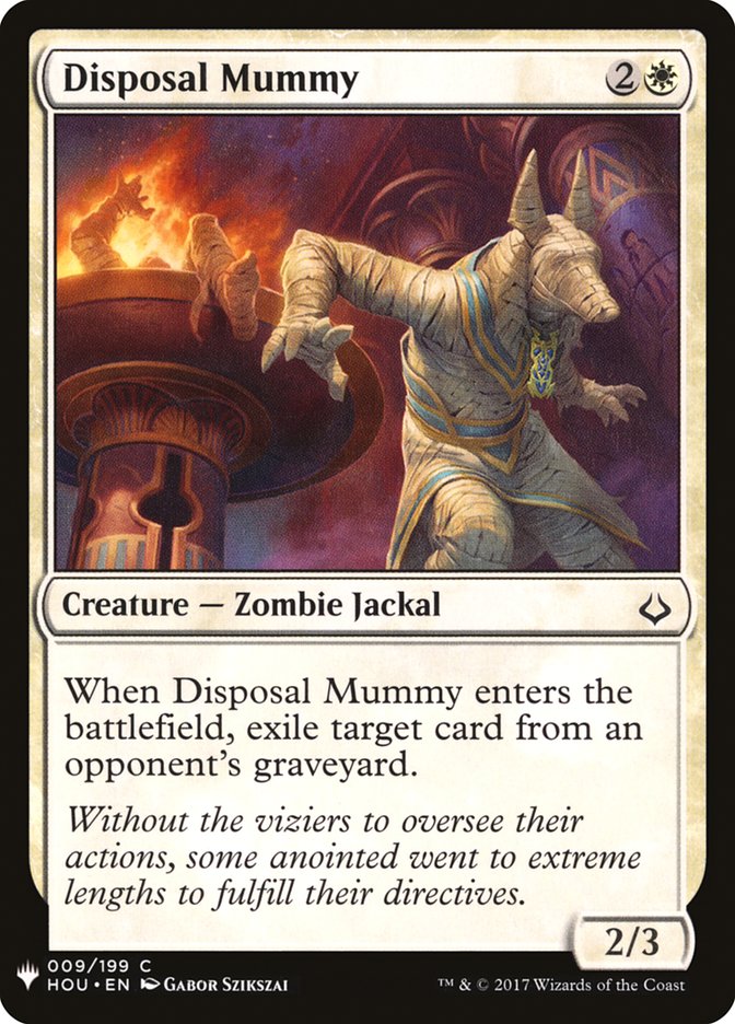Disposal Mummy [Mystery Booster] | Good Games Modbury