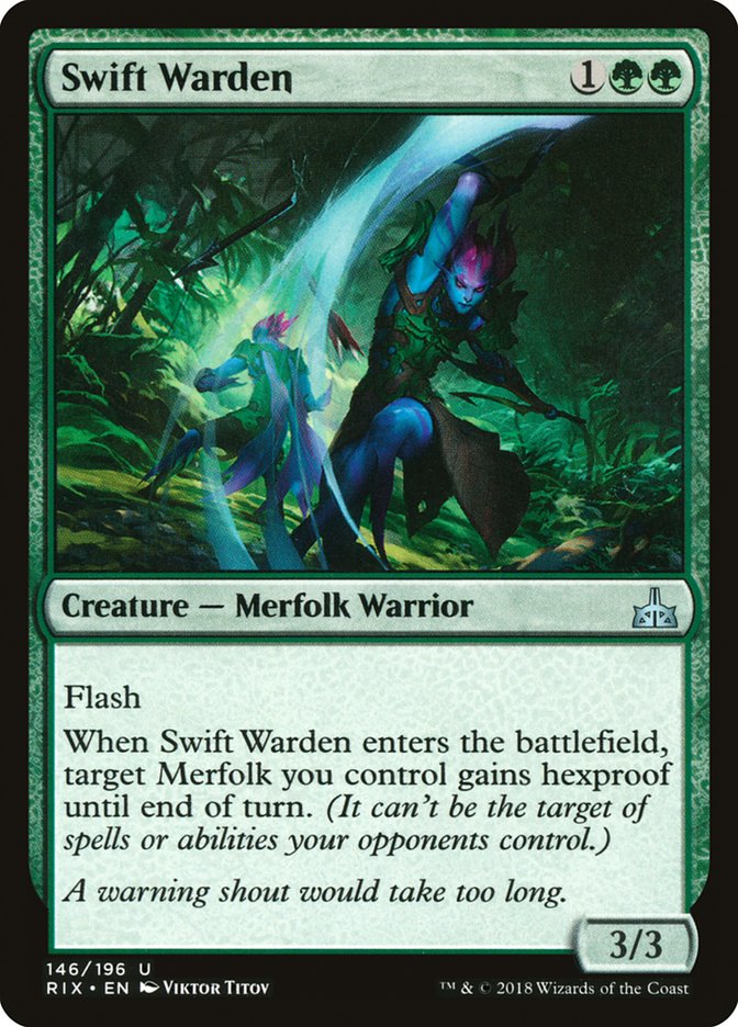 Swift Warden 146/196 (Rivals of Ixalan)  - Foil | Good Games Modbury