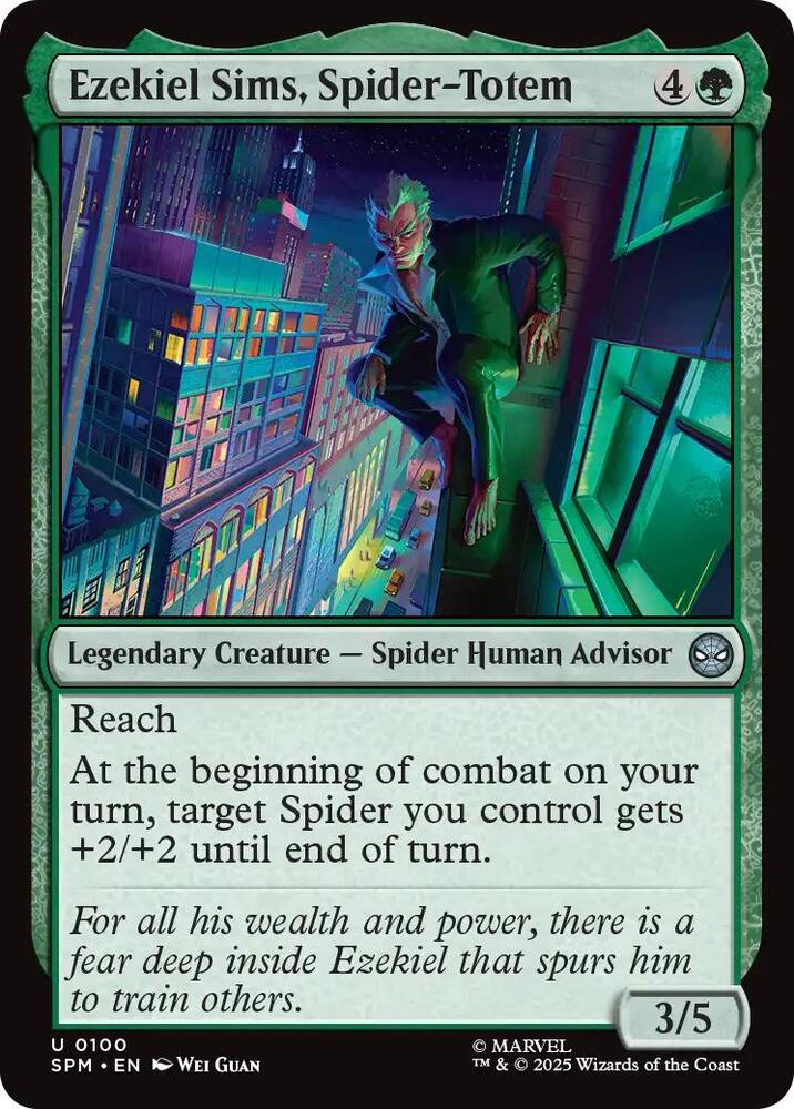 Ezekiel Sims, Spider-Totem 100/198 (Marvel's Spider-Man)  - Foil | Good Games Modbury
