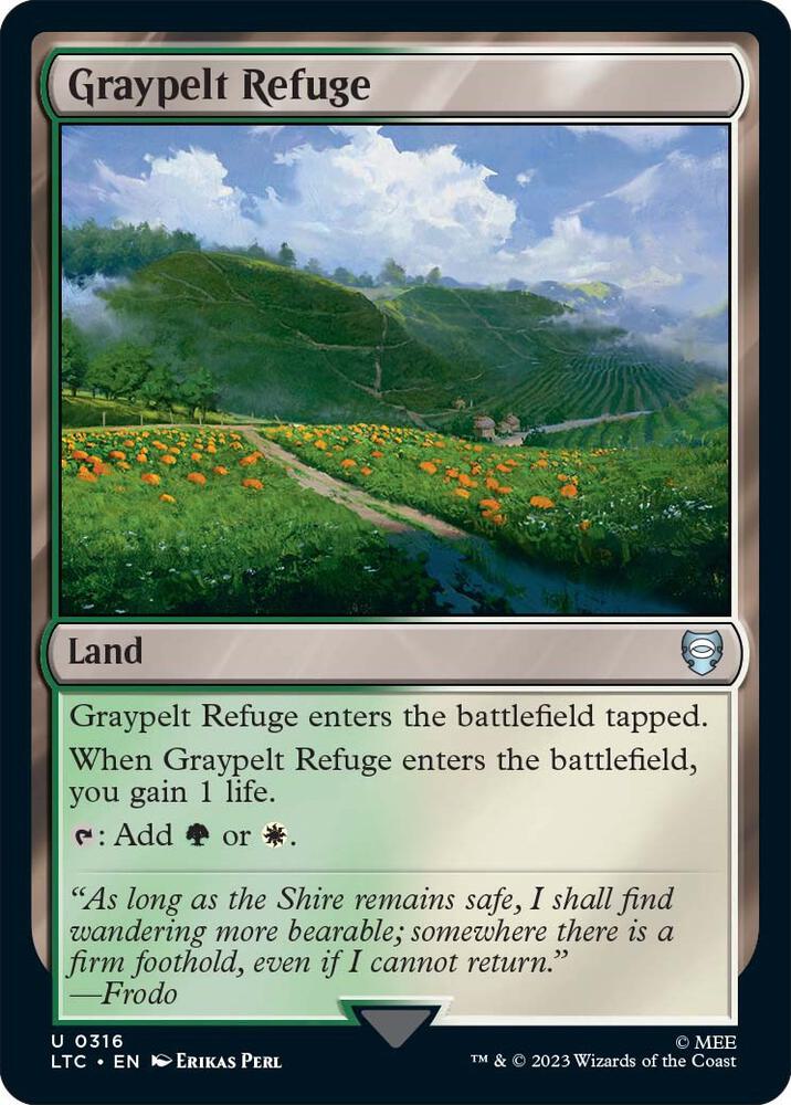 Graypelt Refuge 316 (Commander: The Lord of the Rings: Tales of Middle-earth)  | Good Games Modbury