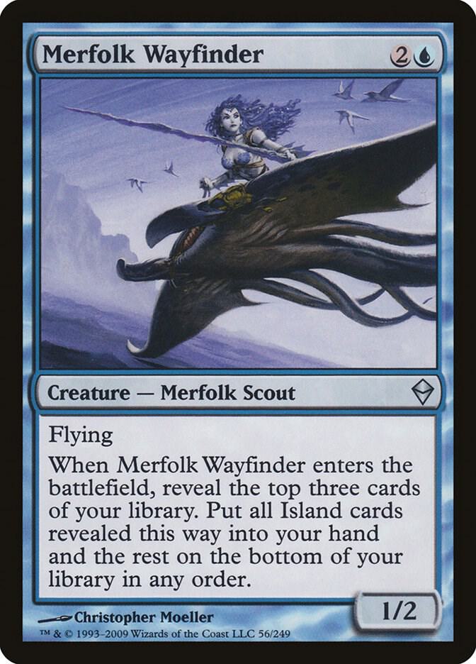 Merfolk Wayfinder 56/249 (Zendikar)  - Foil | Good Games Modbury
