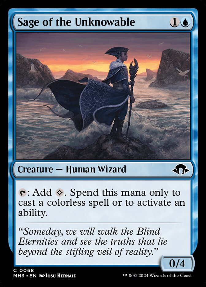 Sage of the Unknowable 68/319 (Modern Horizons 3)  - Foil | Good Games Modbury