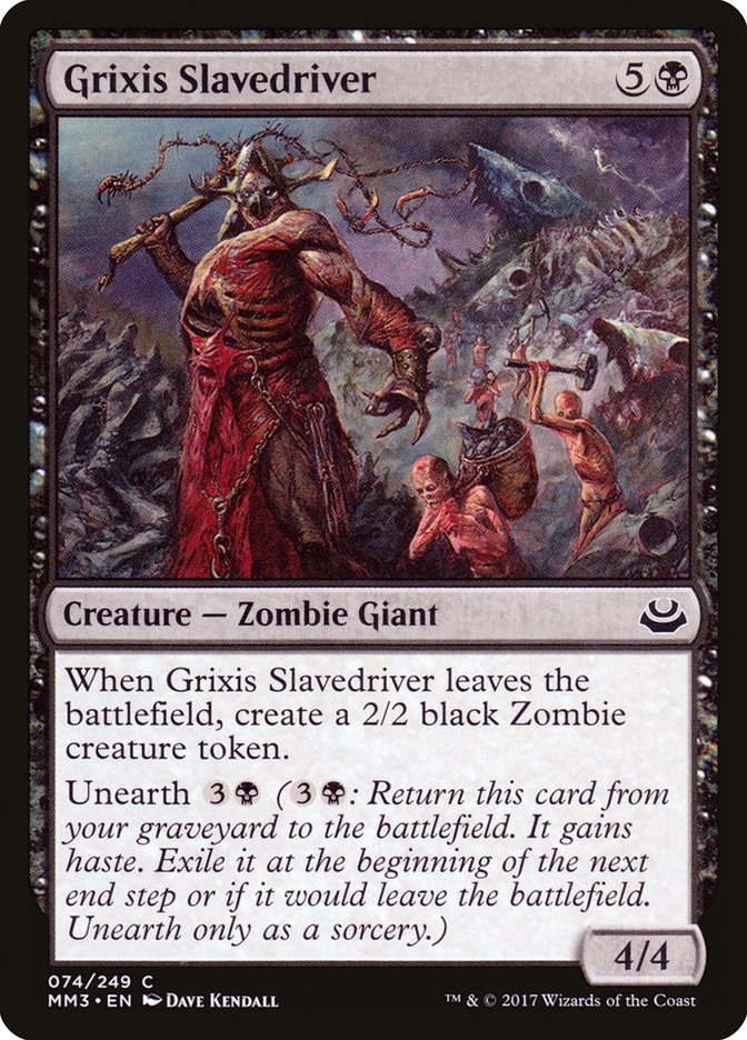 Grixis Slavedriver 74/249 (Modern Masters 2017)  | Good Games Modbury