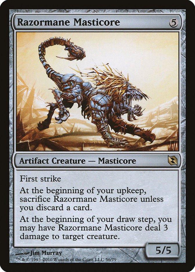 Razormane Masticore 56/79 (Duel Decks: Elspeth vs. Tezzeret)  | Good Games Modbury