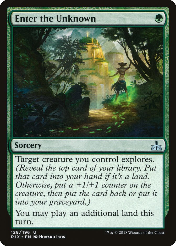 Enter the Unknown 128/196 (Rivals of Ixalan)  | Good Games Modbury
