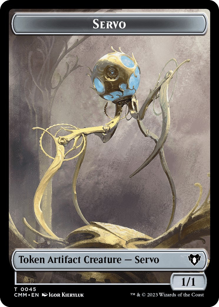 Servo // Construct (0041) Double-Sided Token [Commander Masters Tokens] | Good Games Modbury