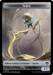 Servo // Thrull Double-Sided Token [Commander Masters Tokens] | Good Games Modbury