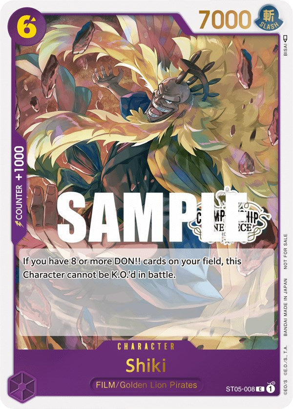 Shiki (Store Championship Participation Pack Vol. 2) [One Piece Promotion Cards] | Good Games Modbury