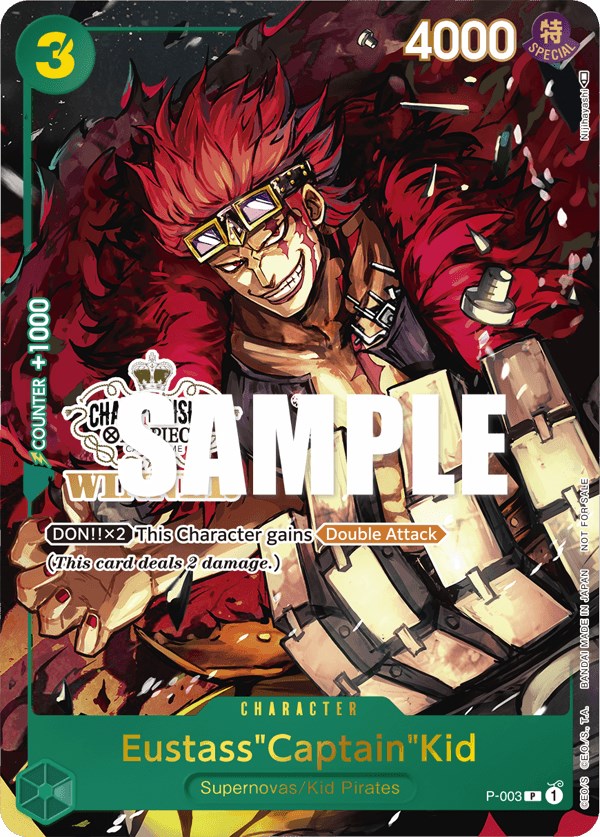 Eustass"Captain"Kid (Store Championship Vol. 2) [Winner] [One Piece Promotion Cards] | Good Games Modbury