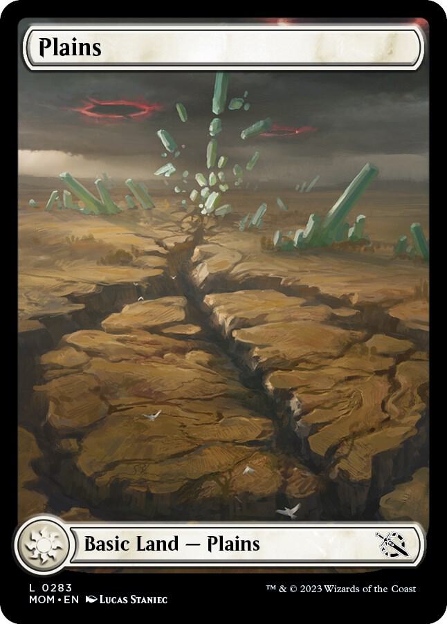 Plains 283/291 (March of the Machine)  - Full Art | Good Games Modbury