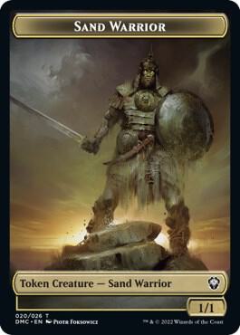 Sand Warrior Token 20 (Commander: Dominaria United)  | Good Games Modbury