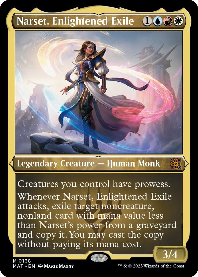 Narset, Enlightened Exile 138/50 (March of the Machine: The Aftermath)  - Etched Foil | Good Games Modbury