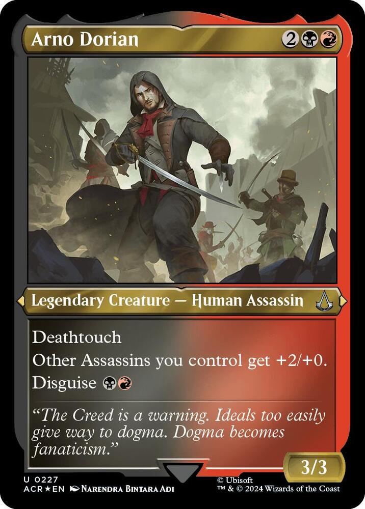 Arno Dorian 227 (Universes Beyond: Assassin's Creed)  - Etched Foil | Good Games Modbury