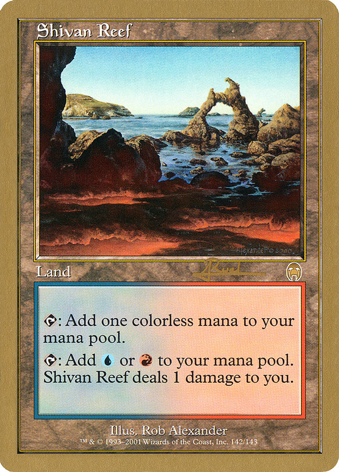 Shivan Reef (Antoine Ruel) [World Championship Decks 2001] | Good Games Modbury