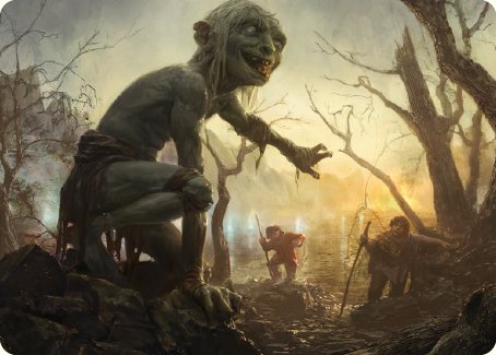Smeagol, Helpful Guide Art Card [The Lord of the Rings: Tales of Middle-earth Art Series] | Good Games Modbury