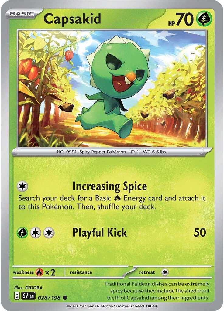Capsakid (028/198) [Scarlet & Violet: Base Set] | Good Games Modbury