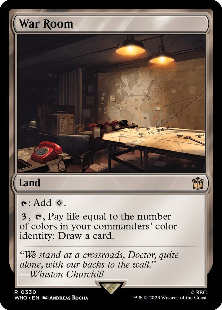 War Room 330/331 (Universes Beyond: Doctor Who)  - Foil | Good Games Modbury