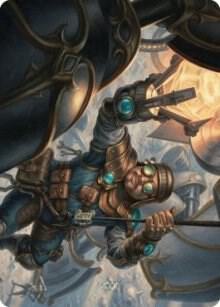 Powerstone Engineer Art Card 2 (Art Series: The Brothers' War)  | Good Games Modbury