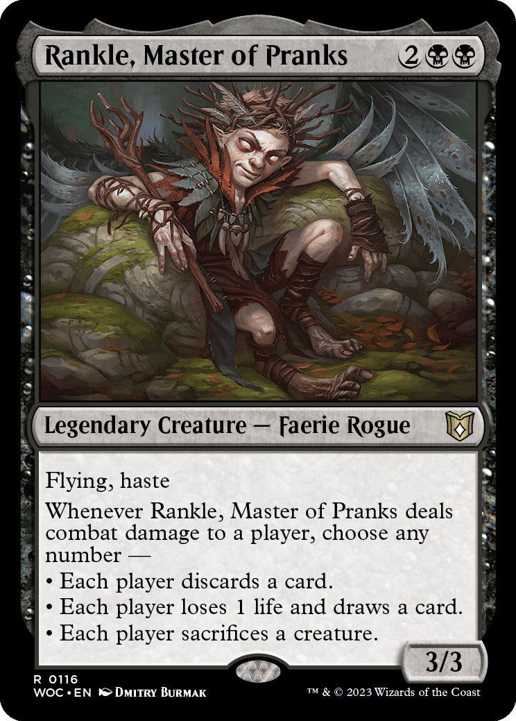 Rankle, Master of Pranks [Wilds of Eldraine Commander] | Good Games Modbury
