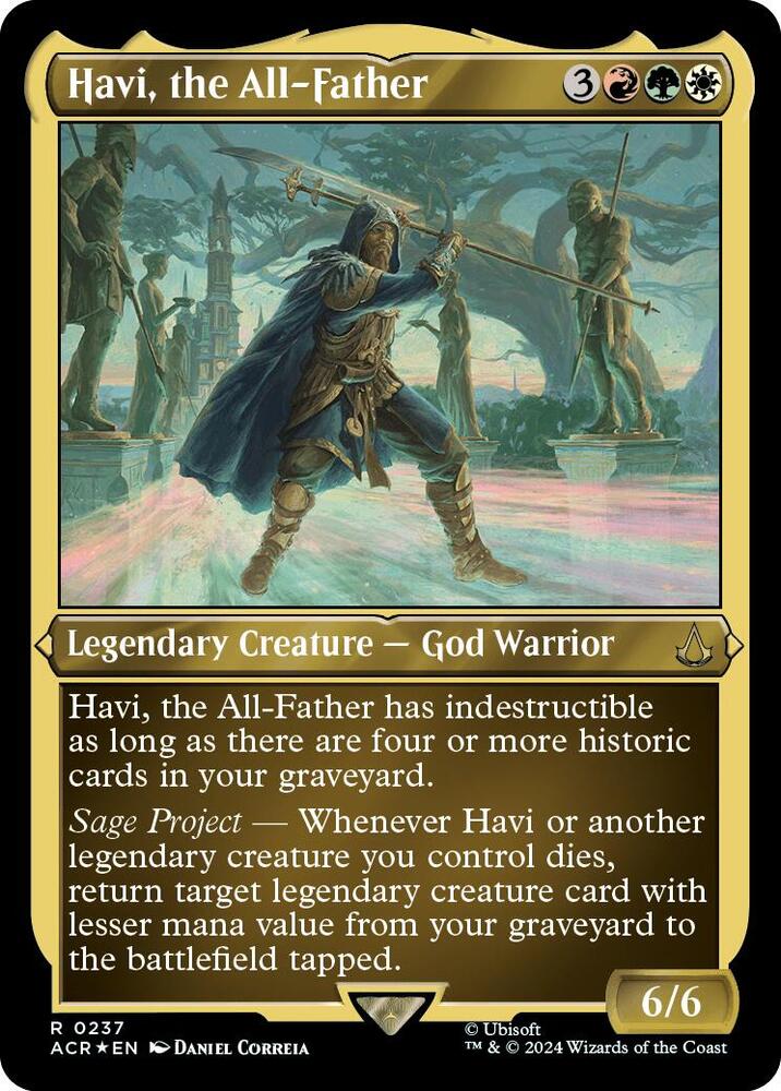 Havi, the All-Father 237 (Universes Beyond: Assassin's Creed)  - Etched Foil | Good Games Modbury