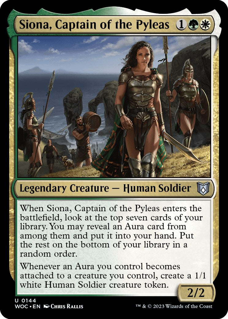 Siona, Captain of the Pyleas [Wilds of Eldraine Commander] | Good Games Modbury