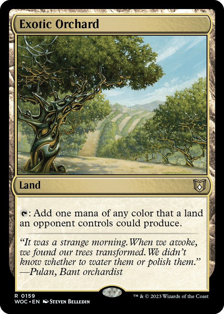 Exotic Orchard [Wilds of Eldraine Commander] | Good Games Modbury