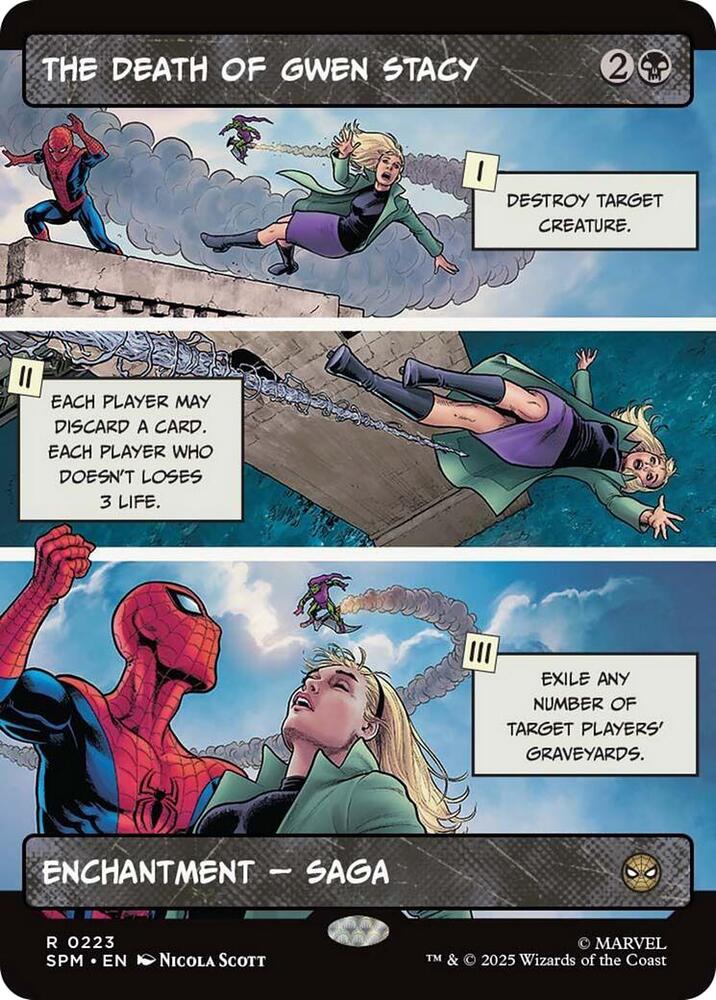 The Death of Gwen Stacy  223/198 (Marvel's Spider-Man)  - Showcase | Good Games Modbury