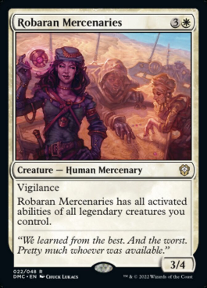 Robaran Mercenaries [Dominaria United Commander] | Good Games Modbury