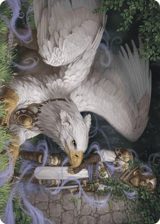 Dutiful Griffin Art Card [Wilds of Eldraine Art Series] | Good Games Modbury