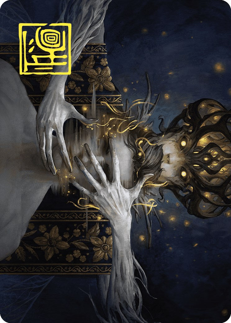 Ego Drain Art Card (Gold-Stamped Signature) [Wilds of Eldraine Art Series] | Good Games Modbury