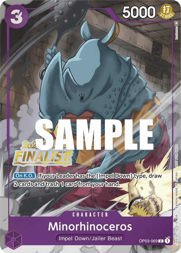 Minorhinoceros (Online Regional 2023) [Finalist] [One Piece Promotion Cards] | Good Games Modbury