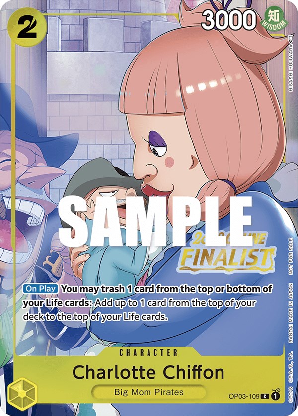 Charlotte Chiffon (Online Regional 2023) [Finalist] [One Piece Promotion Cards] | Good Games Modbury