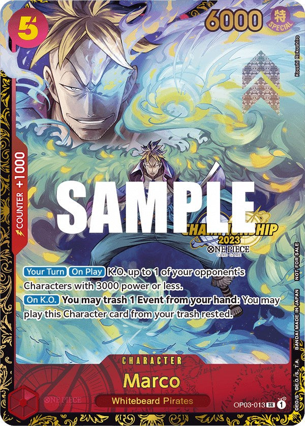 Marco (Championship 2023) [One Piece Promotion Cards] | Good Games Modbury