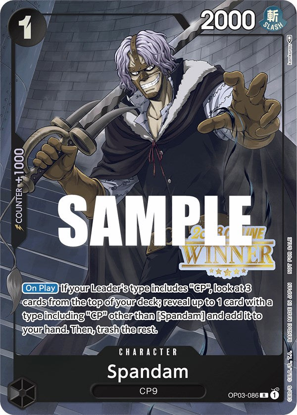 Spandam (Online Regional 2023) [Winner] [One Piece Promotion Cards] | Good Games Modbury