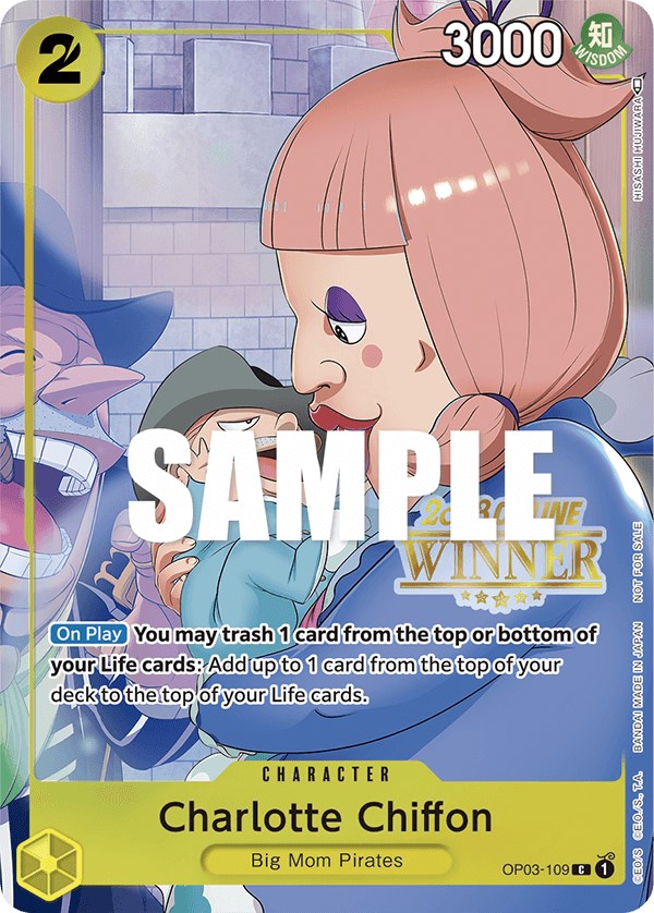 Charlotte Chiffon (Online Regional 2023) [Winner] [One Piece Promotion Cards] | Good Games Modbury