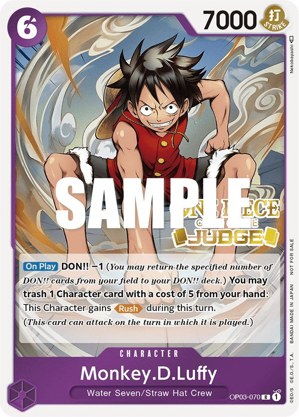 Monkey.D.Luffy (Judge Pack Vol. 2) [One Piece Promotion Cards] | Good Games Modbury