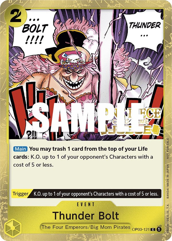 Thunder Bolt (Judge Pack Vol. 2) [One Piece Promotion Cards] | Good Games Modbury