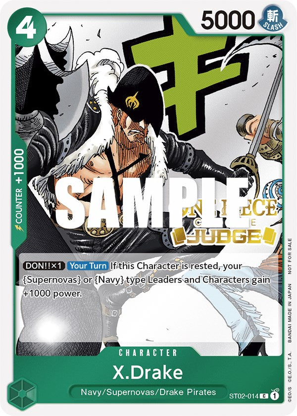 X.Drake (Judge Pack Vol. 2) [One Piece Promotion Cards] | Good Games Modbury