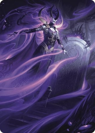 Ashiok, Wicked Manipulator Art Card (10/81) [Wilds of Eldraine Art Series] | Good Games Modbury