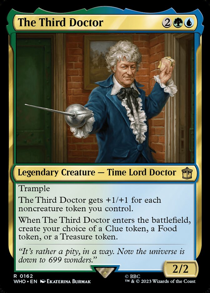 The Third Doctor 162/331 (Universes Beyond: Doctor Who)  - Foil | Good Games Modbury