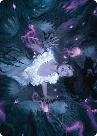 Neva, Stalked by Nightmares Art Card [Wilds of Eldraine Art Series] | Good Games Modbury